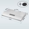 30 in. Stainless Steel Under Cabinet Range Hood Vent Cooking 230 CFM Kitchen 3 Speed cooker hood wit - silver