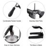 Citrus Juicer Manual Fruit Juicer and Orange Squeezer Metal Hand Press Juice, Heavy Duty Orange Juicer Lemon Lime Squeezer Pomegranate - Black