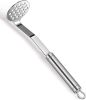 Kitchen Utensils Potato Masher For Potato Ricer Baby Food Best Kitchen Tools Stainless Steel Dishwasher Safe (Round) - Round