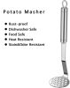 Kitchen Utensils Potato Masher For Potato Ricer Baby Food Best Kitchen Tools Stainless Steel Dishwasher Safe (Round) - Round