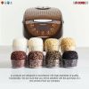 Rice Cooker Small Rice Maker Steamer Pot Electric Steamer Digital Electric Rice Pot Multi Cooker & Food Steamer Warmer 5.3 Qt 5 Core RC0501 - Brown