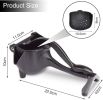 Manual Citrus Juicer, Hand Press Lemon Squeezer, Heavy Duty Juice Metal Aluminum Alloy Squeezer - default