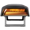 Patio Garden Outdoor Portable Kitchen Commercial Pizza Grill Ovens - Black - Stainless Steel