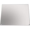 Party Dinner Steel Pizza Baking Plate Stone Baking Surface For Oven Cooking And Baking - Silver - 16" x 14" x 0.2"