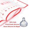 Silicone Baking Mat Pizza Dough Maker Pastry Kitchen Gadgets Cooking Tools Utensils Bakeware - Red