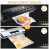 KOIOS Vacuum Sealer Machine, 86Kpa Automatic Vacuum Air Sealing System for Food Saver w/ Built-in Cutter Starter Kit, Dry & Moist Food Preservation Mo