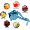 Manual Citrus Juicer Heavy Duty Juice Metal Aluminum Alloy Squeezer  - Blue - Squeeze Juicer