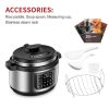 Household 8L Oval LED Display High Pressure Cooker XH - As Pitcture