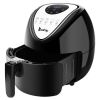 5.6QT Capacity Air Fryer XL W/ LCD Screen and Non-Stick Coating 1800W - Black