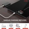 Rechargeable Digital Scale for Body Weight, Precision Bathroom Weighing Bath Scale, Step-On Technology, High Capacity - 400 lbs. Large Display, Batter