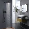 Trustmade 12 Inches Shower System Bathroom Luxury Rain Mixer Shower Combo Set Wall Mounted Rainfall Shower Head System, Rough-in Valve Body and Trim I