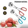Kitchen Tool Stainless Steel Maker Meatball Maker Tongs And Innovative Container Burger Press Model - As pic show - Kitchen Tool