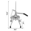6mm/9mm/12.7mm Commercial Home Vegetable Fruit Dicer Cutter  Slicer Chopper Manual Cutting Machine - Silver - 12.7 mm