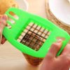 Stainless Steel Vegetable Potato Slicer Shredder Potato Slicer French Fries Tool Kitchen Accessories - Random Color