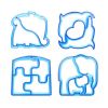 Sandwich Mold Cute Sandwich Cutters DIY Bread Crust Cutter for Kids Bento Lunch Box - Dolphin