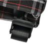 Foldable Shopping Cart with Wheels Oxford Fabric Trolley Bag Collapsible Reusable Tote Bags Grocery Cart for Travel Home Kitchen Supermarket  - Black