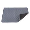 Washable Dog Pet Diaper Mat Waterproof Reusable Training Pad Urine Absorbent Environment Protect Diaper Mat Dog Car Seat Cover - Gray - S 60x45cm