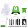 Manual Vegetable Cutter Slicer Multifunctional Round Mandoline Slicer Potato Cheese Kitchen Gadgets - Green