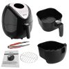 5.6QT Capacity Air Fryer XL W/ LCD Screen and Non-Stick Coating 1800W - Black