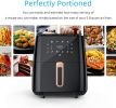 KUPPET Air Fryer, 7 Quart, 1700-Watt Electric Air Fryers Oven for Roasting/Baking/Grilling, 8 Cooking Presets, LED Digital Touchscreen, BPA-Free, ETL