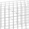 Gabion Hooks 100 pcs Galvanized Steel 7.9" - Silver