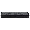 Portable Camping BBQ Grill Steel 23.6"x8.9"x13" - Black