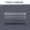 Washable Dog Pet Diaper Mat Waterproof Reusable Training Pad Urine Absorbent Environment Protect Diaper Mat Dog Car Seat Cover - Gray - L 100x70cm