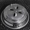 Kamado Barbecue Grill Smoker Ceramic 29.9" - Black