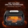 Indoor Grill 8-in-1 with Air Fryer Roast Bake Dehydrate Broil, with Extra Large Capacity - Default