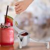 Manual Citrus Juicer Heavy Duty Juice Metal Aluminum Alloy Squeezer  - Silver - Squeeze Juicer