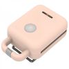 Liven Multifunctional Breakfast Maker,Sandwich Maker,Waffle Maker,Doughnut Maker, Nonstick,Quick & Easy - Pink