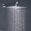 Trustmade 10 Inches Shower System Bathroom Luxury Rain Mixer Shower Combo Set Wall Mounted Rainfall Shower Head System, Rough-in Valve Body and Trim I