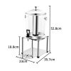 8L New Stainless Home/Commercial Restaurant Beverage Drink Dispenser w/Faucet - 8L