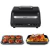 Indoor Grill 8-in-1 with Air Fryer Roast Bake Dehydrate Broil, with Extra Large Capacity - Default