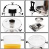 New Stainless Home/Commercial Restaurant Round Beverage Drink Dispenser Cold Drink Machine w/Cold Ice Juice Soy Milk Dispensers - 8L