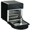 16-in-1 Air Fryer 15.5 qt Toaster Rotisserie Dehydrator Oven - black