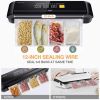 KOIOS Vacuum Sealer Machine, 86Kpa Automatic Vacuum Air Sealing System for Food Saver w/ Built-in Cutter Starter Kit, Dry & Moist Food Preservation Mo