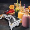 Manual Citrus Juicer Heavy Duty Juice Metal Aluminum Alloy Squeezer  - Silver - Squeeze Juicer