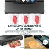 KOIOS 80Kpa Automatic Vacuum Food Sealer Machine - Black